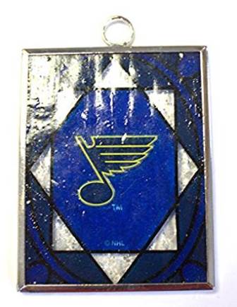 Orament St Louis Blues Stain Glass Sun Catcher