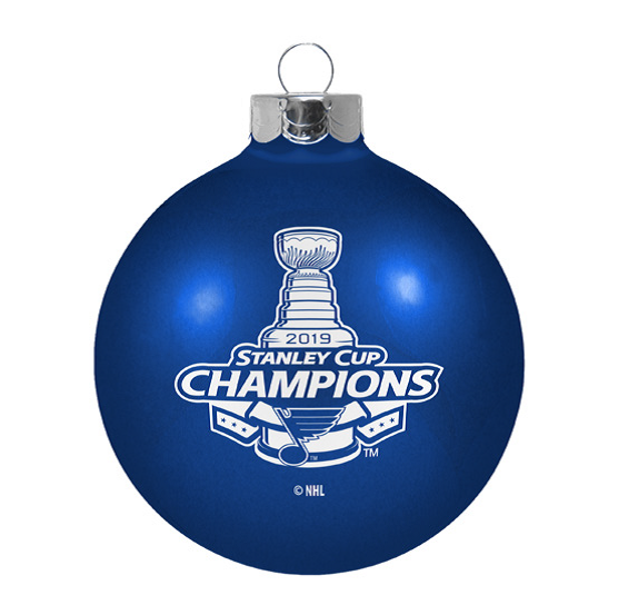 St. Louis Blues NHL Sledding Snowmen Ornament