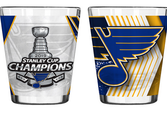 Saint Louis Blues Stanley Cup 2019 Champions Frosted Shot Glass