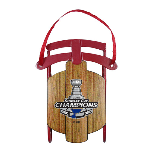 Saint Louis Blues Stanley Cup Ornament Metal Sled