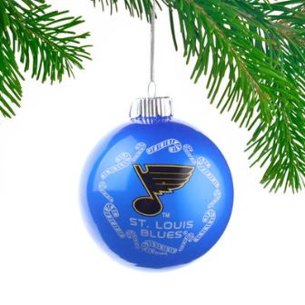 Ornament St Louis Blues Traditional Round